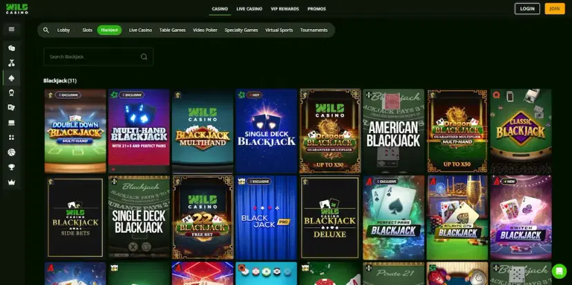 wild casino blackjack june 2026