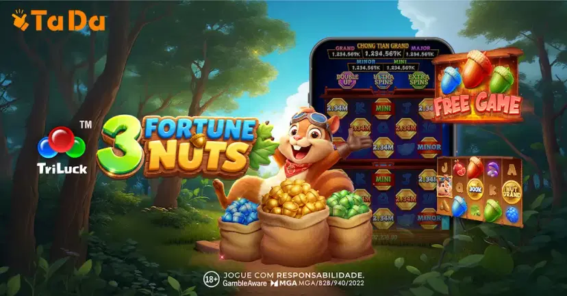 TaDa Gaming's 3 Fortune Nuts Now Available at Jack.com