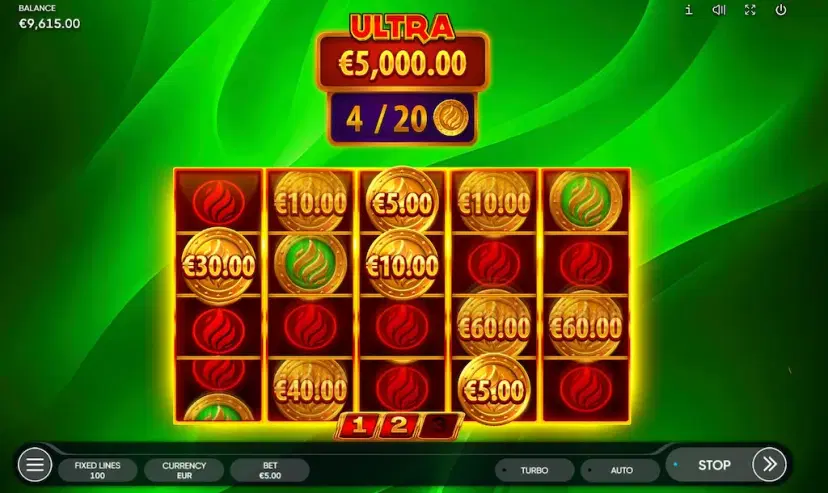 burning coins 100 hot hold bonus games