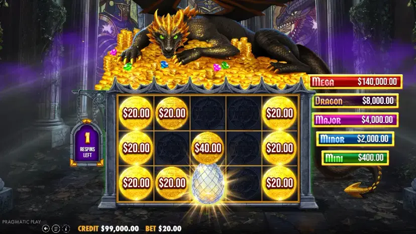sleeping dragon ultra dark respin bonus