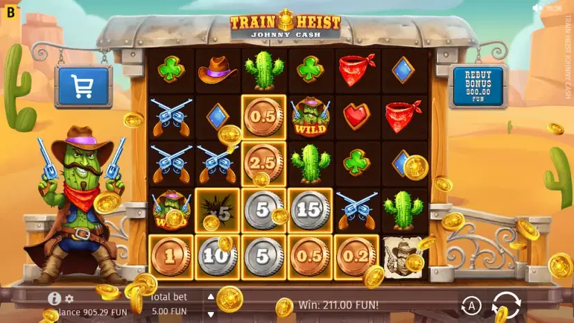 train heist johnny cash gameplay