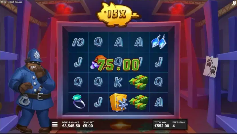 cash crooks bonus game