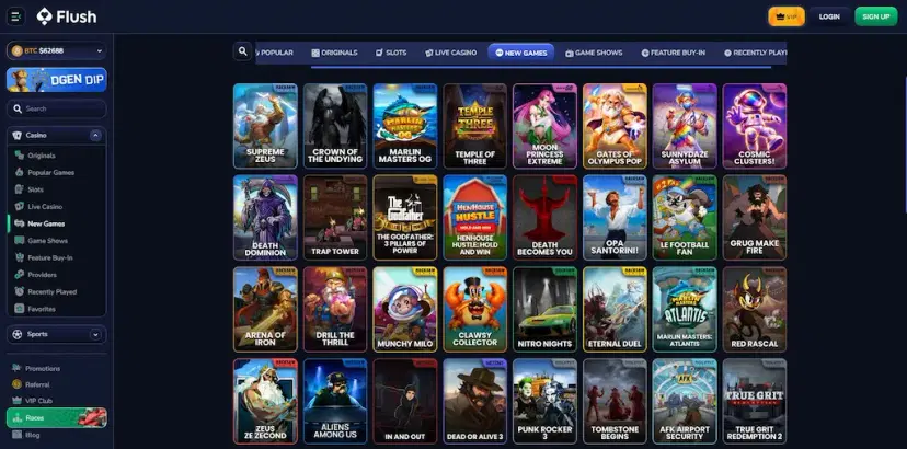 flush casino games aug 2026