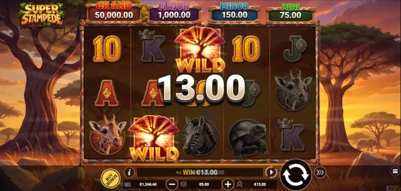 super stampede main features
