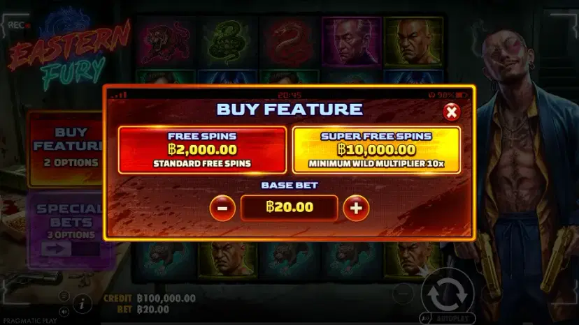 eastern fury buy feature