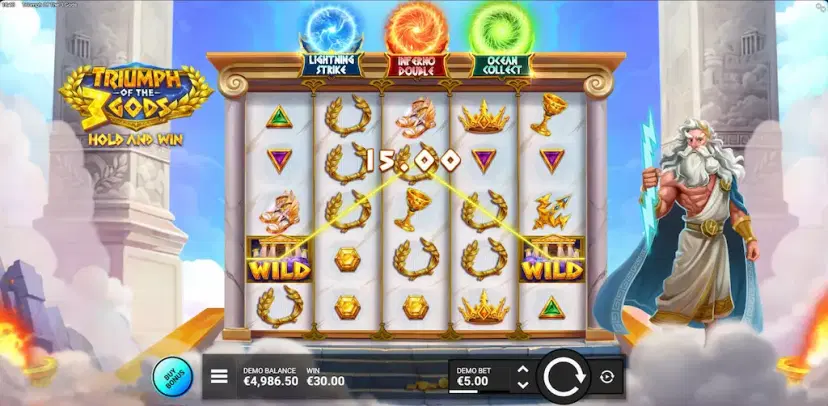 triumph of the 3 gods main features
