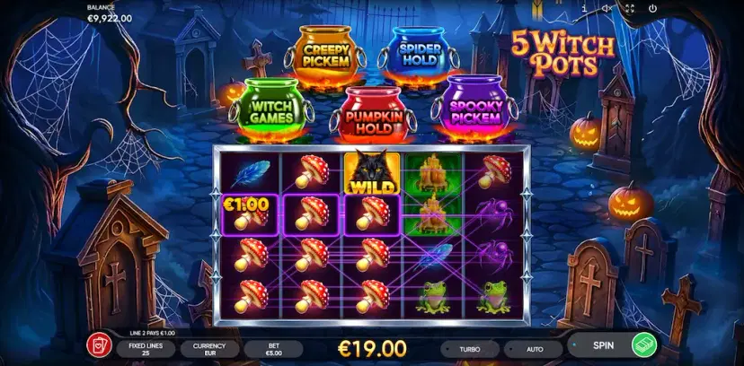 5 witch pots main features