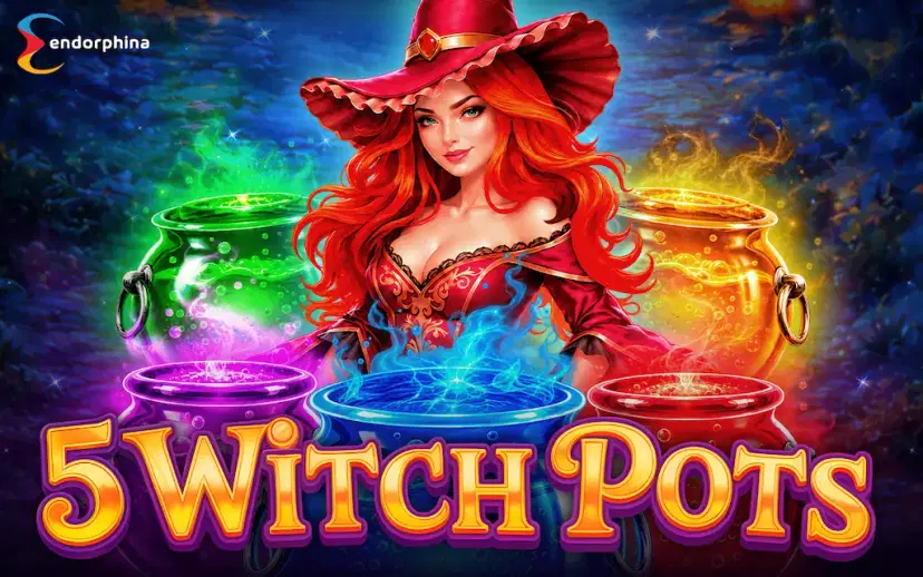 Endorphina's 5 Witch Pots Now Live at Crypto-Games.io