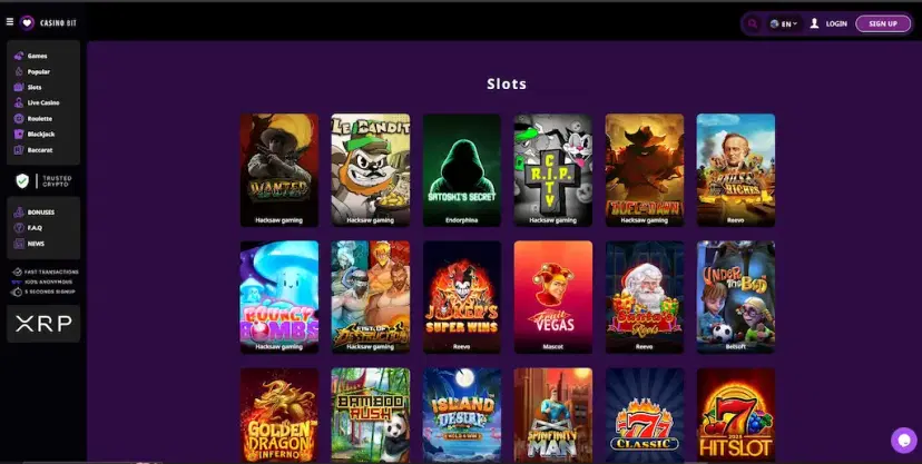 casinobit games oct 2026