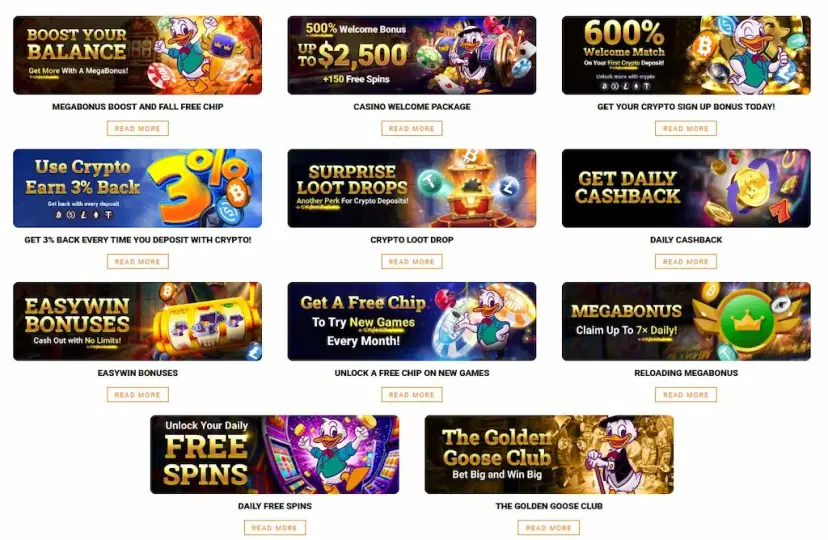 duckyluck casino promotions oct 2026