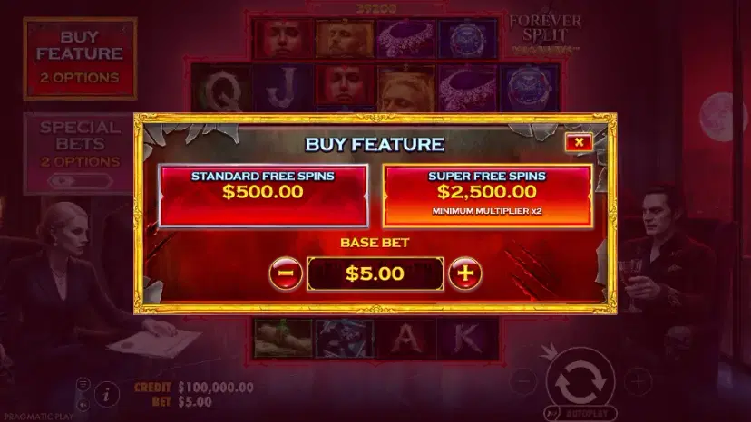 forever split megaways buy feature
