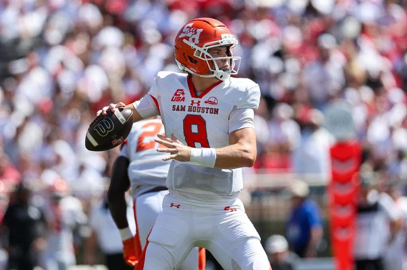 Landyn Locke has thrown for over 1,400 yards this year with 11 touchdowns, but he also has four interceptions - New Mexico State Sam Houston Expert Picks