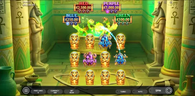 monstroland mummy pick'em bonus game