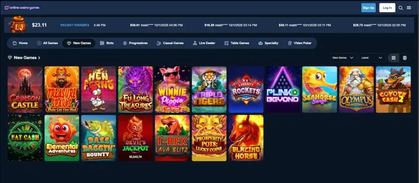 onlinecasinogames games oct 2026