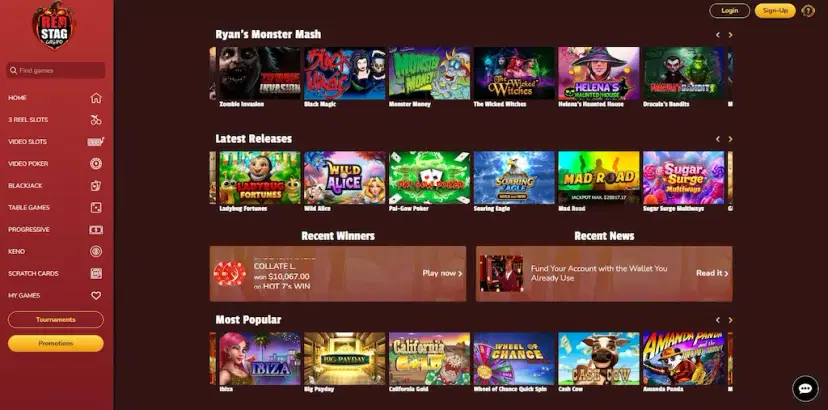 red stag casino features oct 2026
