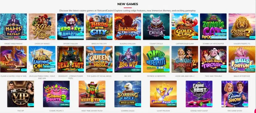 slotsandcasino games oct 2026