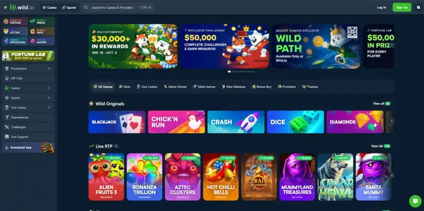 wild.io features oct 2026