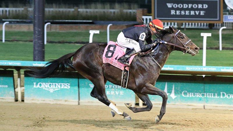 Smile Happy is favored in the Blue Grass at Keeneland.