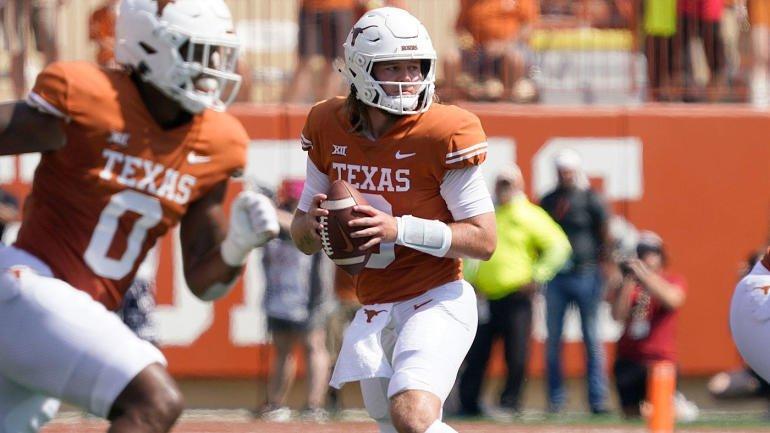 Quinn Ewers and Texas compete in the SEC now