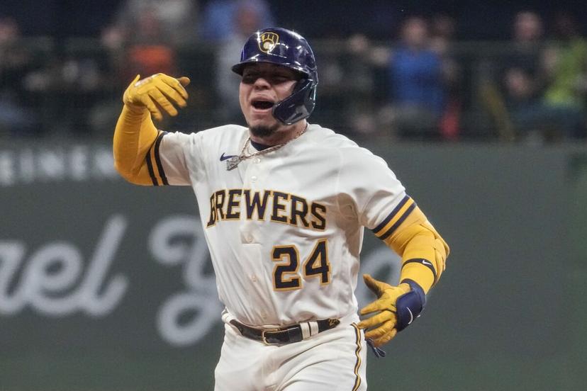 William Contreras leads the Brewers in batting average (.298) and RBIs (23) so far this MLB season - Brewers Cardinals Picks