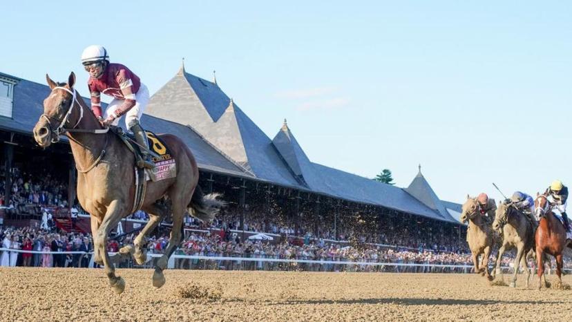 Epicenter wins the 2022 Travers Stakes at Saratoga