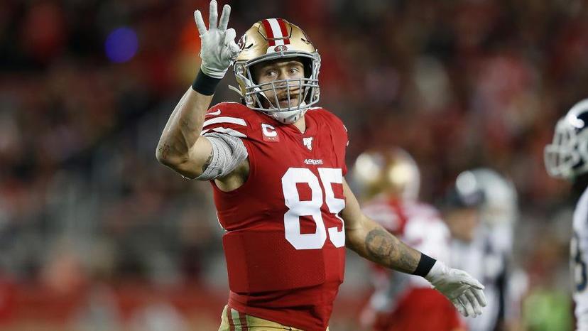 Kittle and the 49ers host the Cowboys tonight