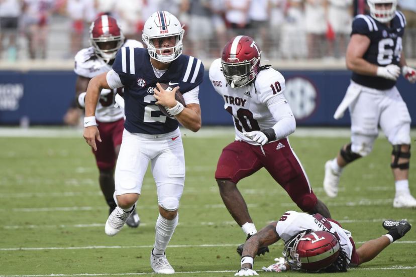 Jaxson Dart and the Rebels look to win the SEC