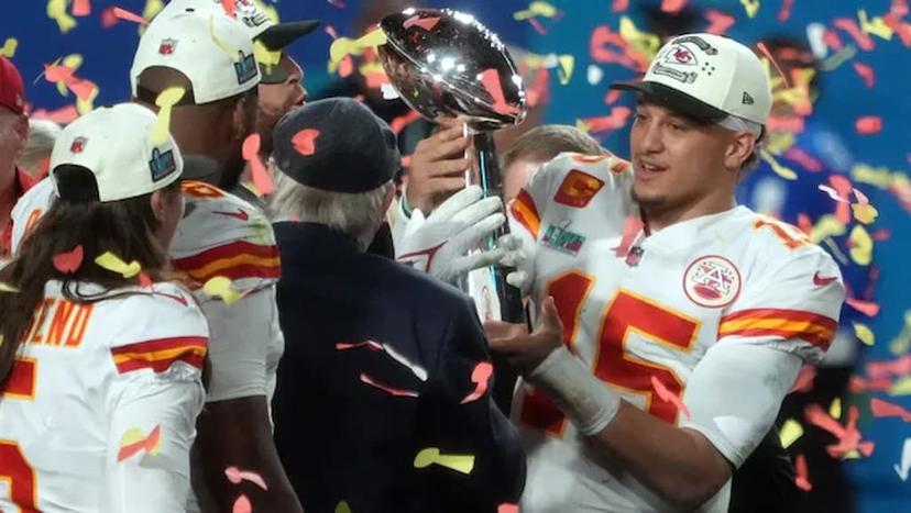 Super Bowl 57 Kansas City Chiefs celebration NFL