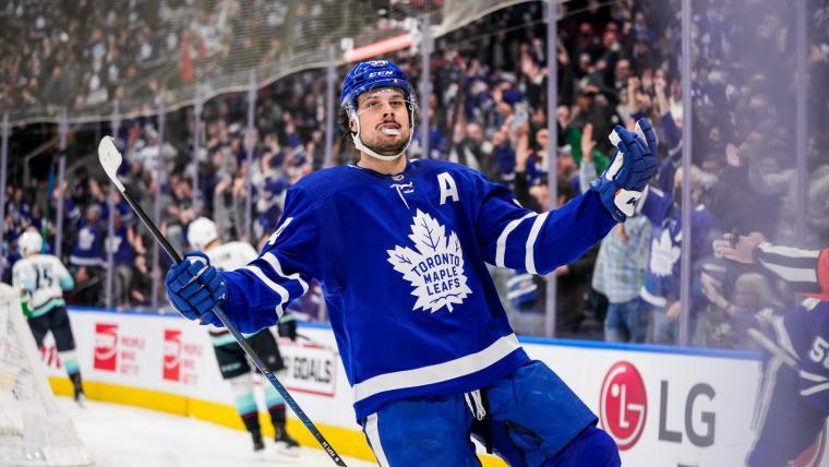 Auston Matthews and Toronto take on Tampa Bay tonight