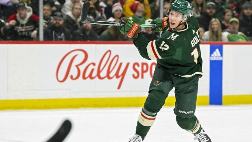 Boldy knows how to fling puck making his SOG a great prop tonight