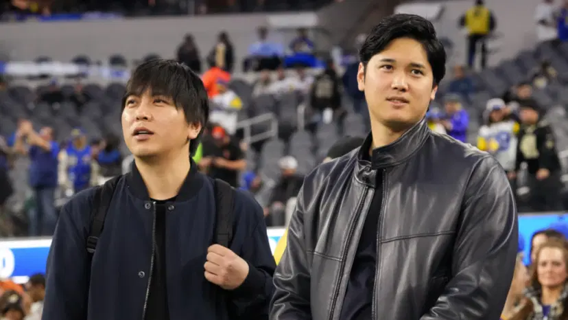Dodgers superstar Shohei Ohtani (right) fired long-time interpreter and best friend Ippei Mizuhara (left) on Wednesday for his involvement in an illegal gambling operation.