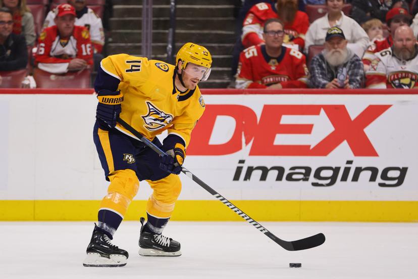Gustav Nyquist is playing on the Top Line and Top PP