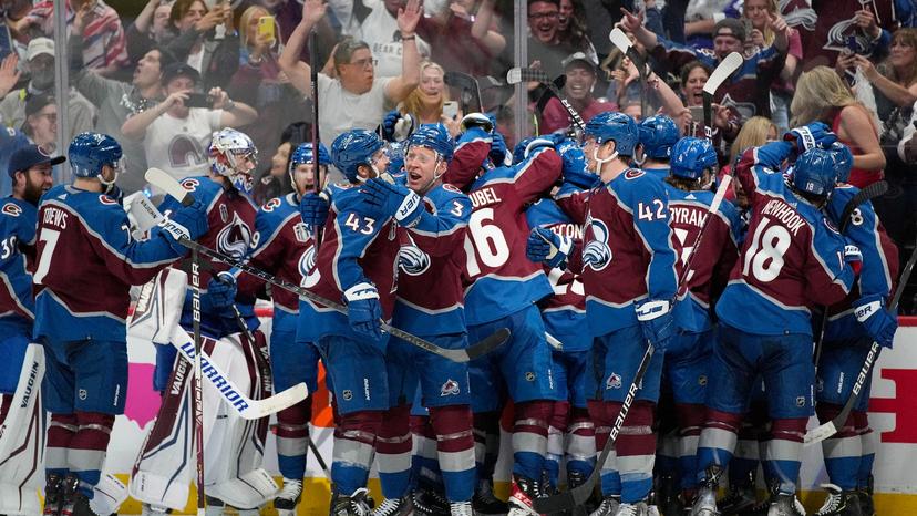 Avalanche celebrate