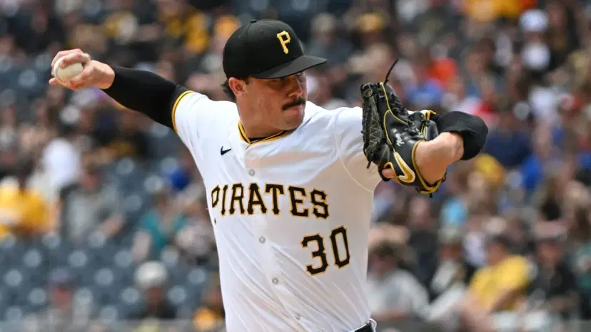 Paul Skenes pitches for the Pirates at home tonight