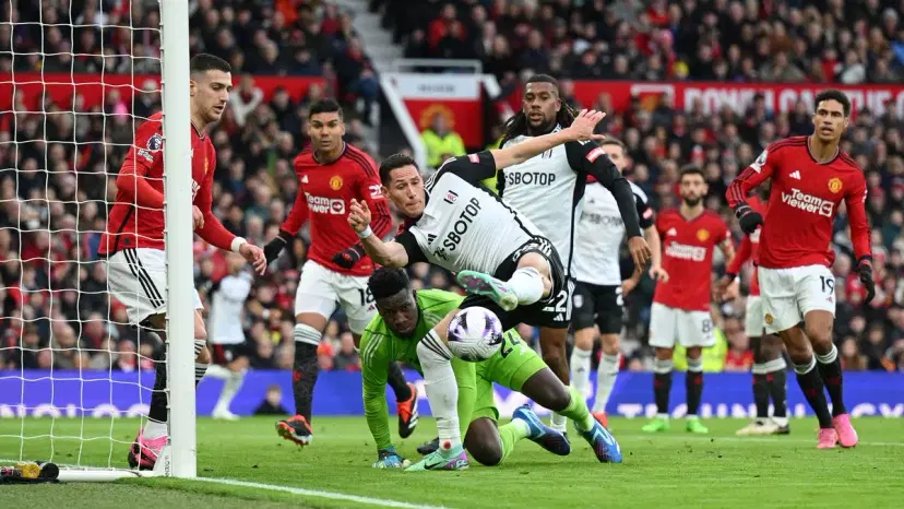 Fulham player shooting