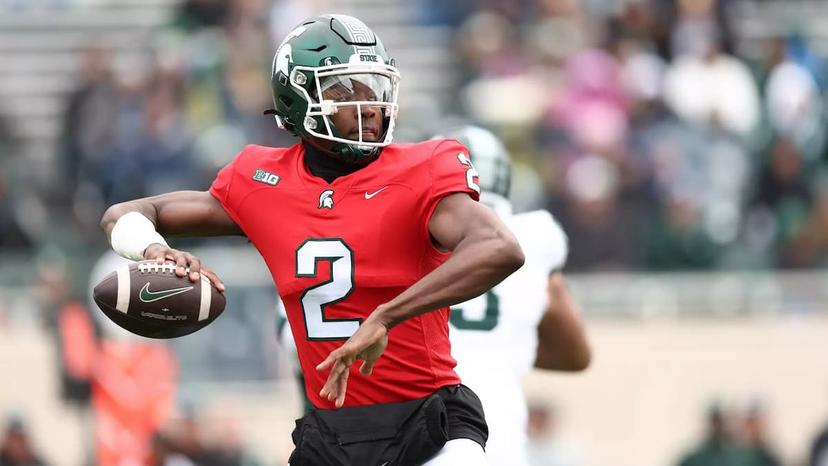 Oregon State transfer Aiden Chiles starts for the Spartans this season