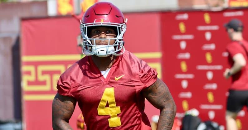 Woody Marks has over 200 yards for the Trojans this year