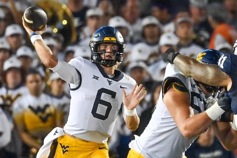 Garrett Greene leads the Mountaineers offense in the Backyard Brawl