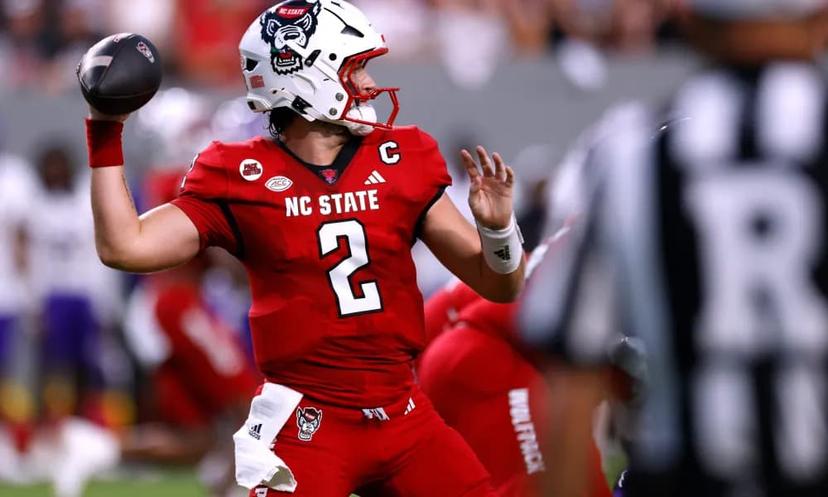 Grayson McCall leads the Wolfpack in the ACC this season