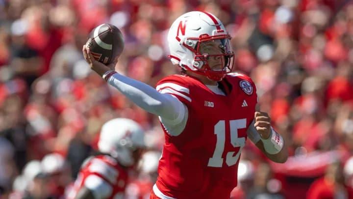 Dylan Raiola returns for the Cornhuskers for his sophomore season - Big Ten Conference Preview Picks Predictions