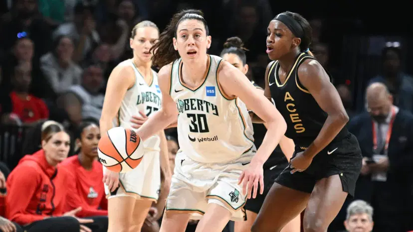 Breanna Stewart and Jackie Young