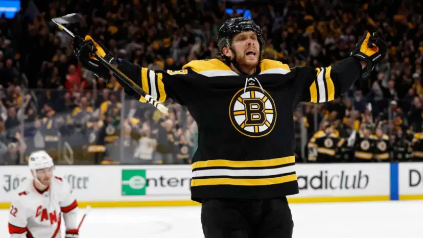 David Pastrnak is a SOG machine at home making his SOG a best bet