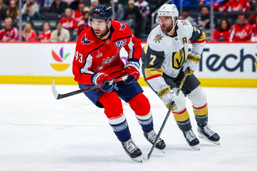 Tom Wilson and Alex Pietrangelo
