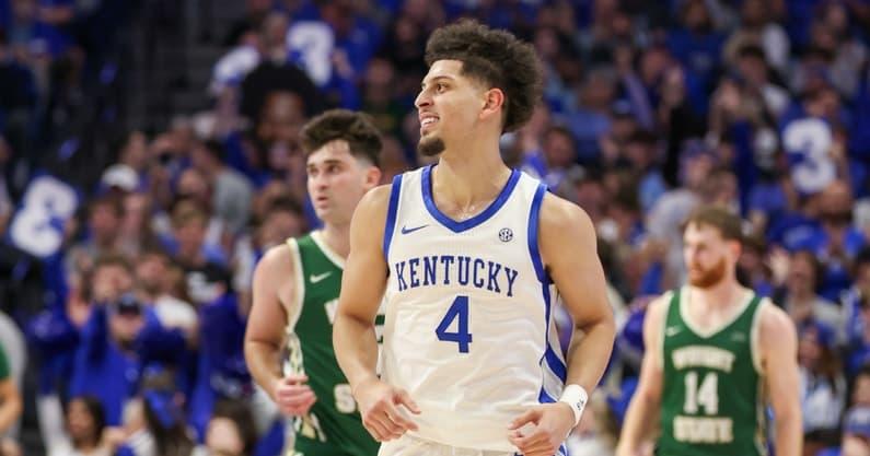 Koby Brea is scoring 10.9 points per game for the Wildcats