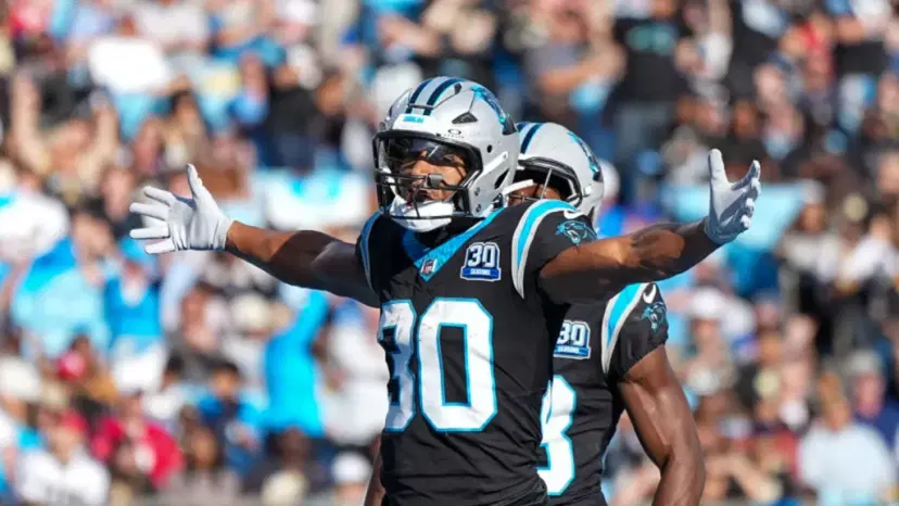 Chuba Hubbard Panthers Giants at Panthers NFL Week 10 Staff Picks prop bet