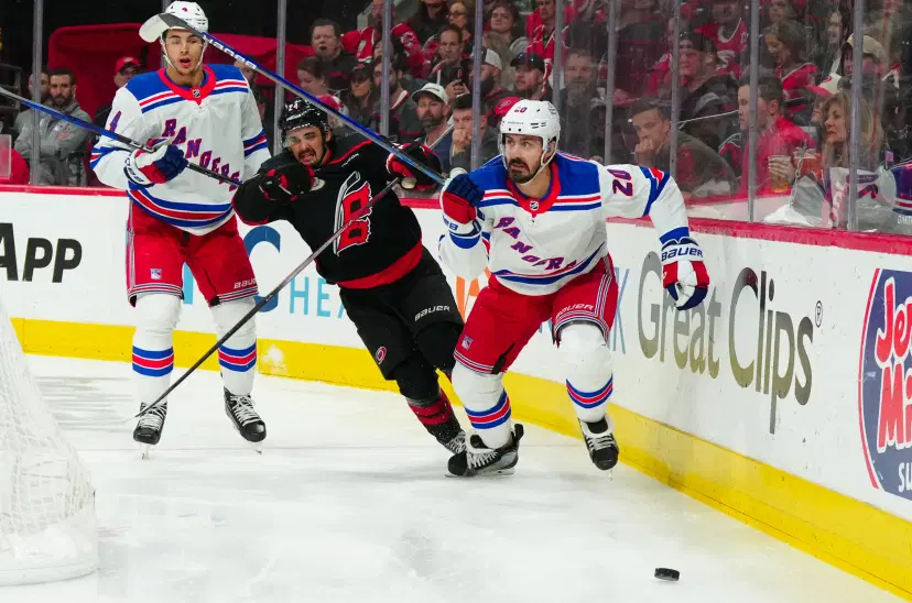 Chris Kreider and Seth Jarvis