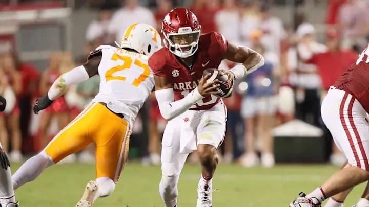 Texas Tech and Arkansas meet in the Liberty Bowl