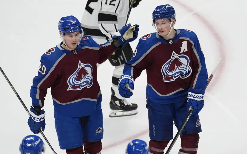 Ross Colton and Cale Makar