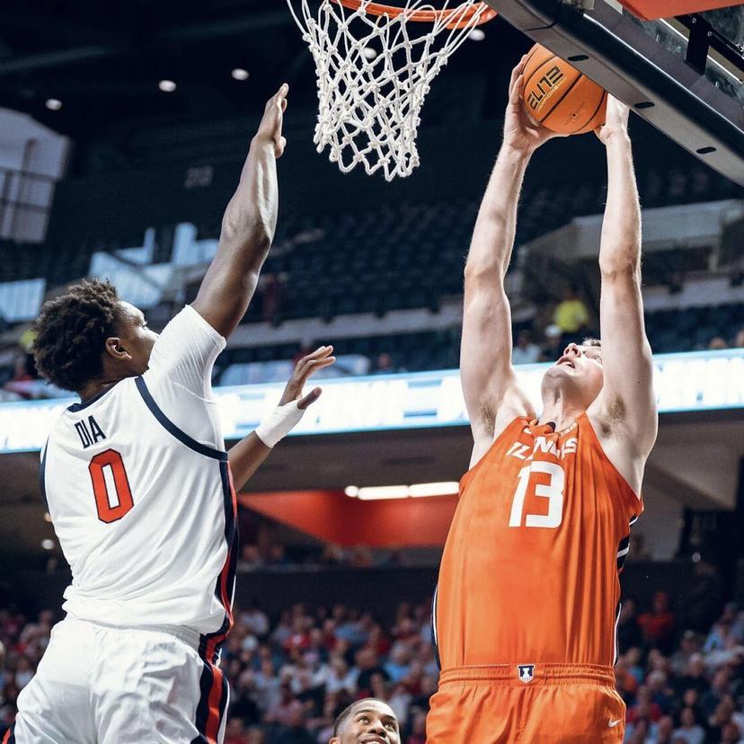 Tomislav Ivisic teams up with his brother to lead the Illini front court - Texas Tech Illinois Picks