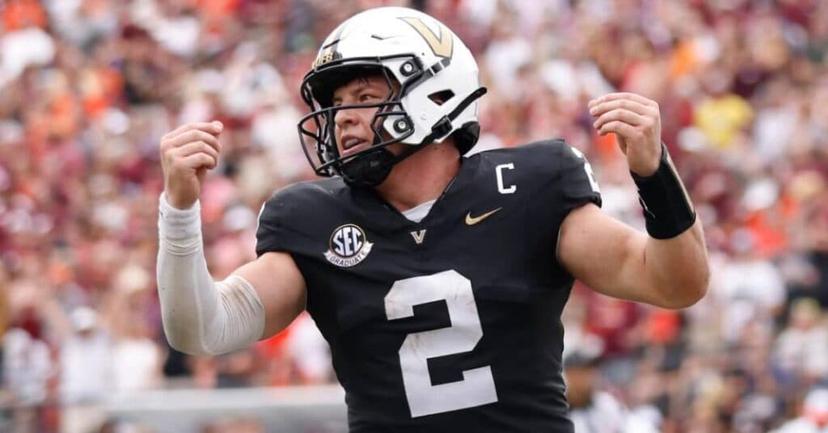 Diego Pavia returns for the Commodores this season - SEC Picks and Predictions